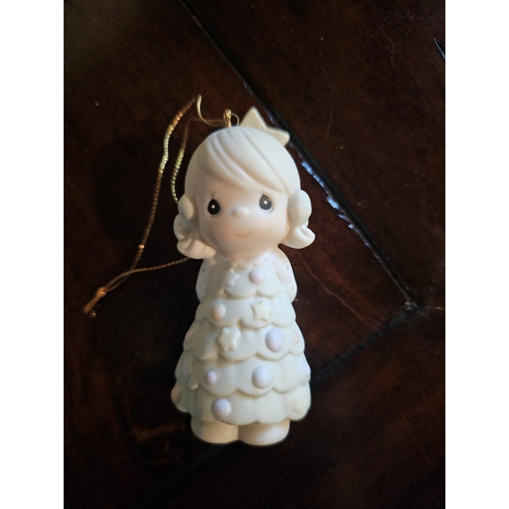Precious Moments 1994 You're As Pretty As A Christmas Tree Ornament Enesco Boxed
